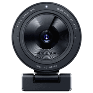 Webcam Razer Kiyo Pro Streaming: 1080p 60fps não comprimido, sensor de luz adaptável de alto desempenho - habilitado para HDR- lente grande angular com FOV ajustável - USB 3.0 Lightning-Fast